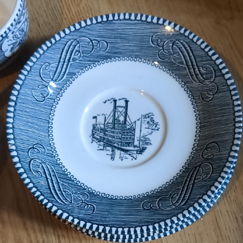 Blue and White Porcelain Plate
